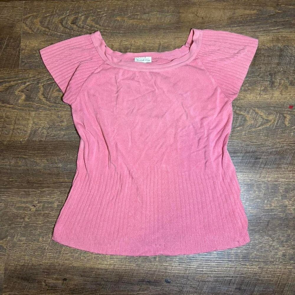 Charlotte-russe Pink Babydoll Top